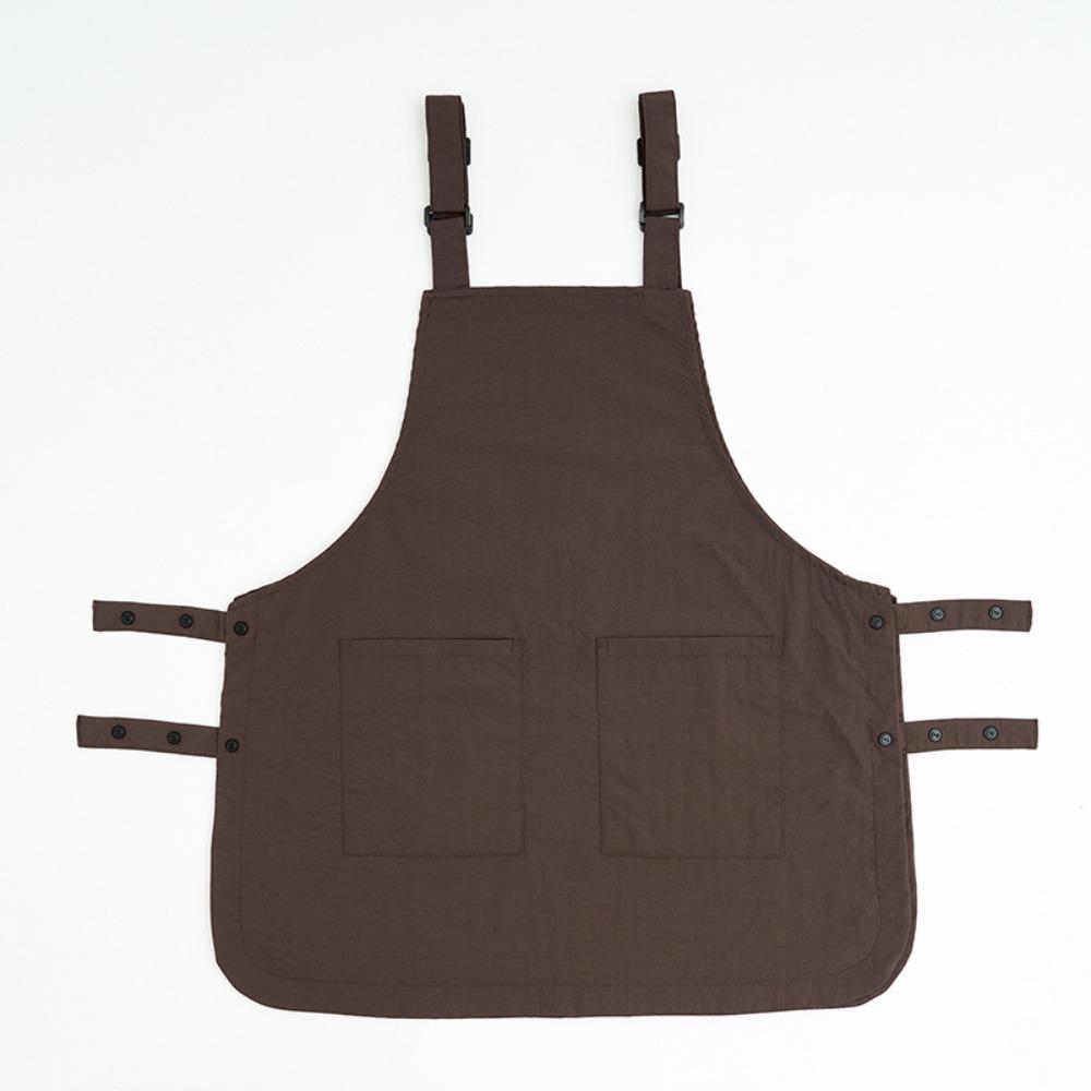 Solid Color Work Clothes Sleeveless Workwear Convenient Baking Cooking Aprons  Kitchen Accessories