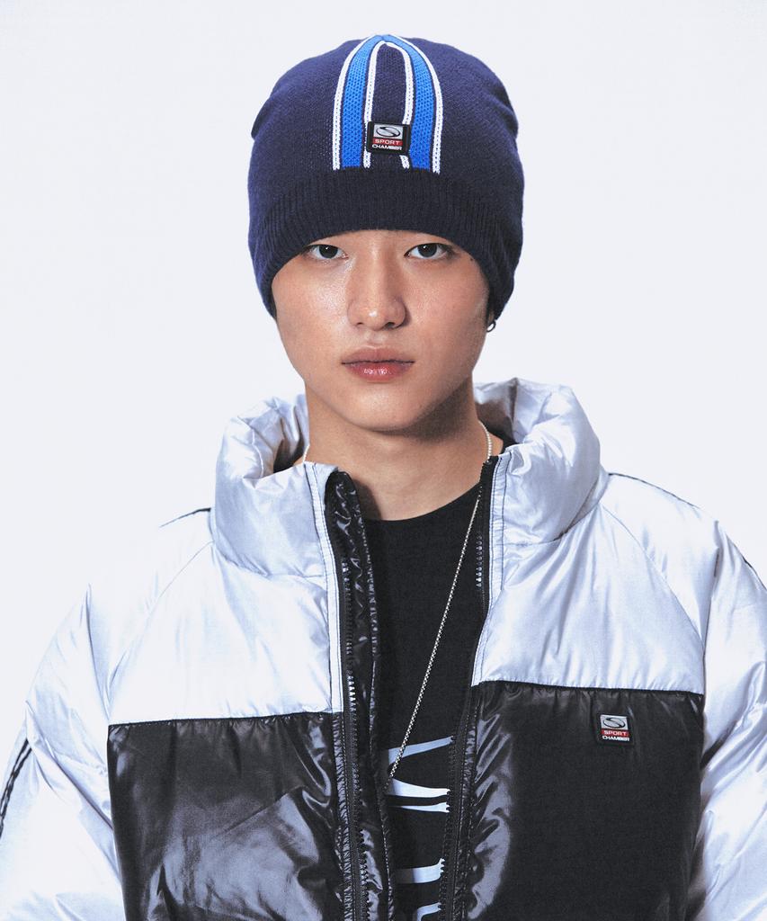 SPORT CHAMBER Sc Track Beanie (Navy)