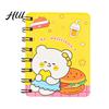Portable Notebook Mini Cartoon Spiral Notebook, 80 Pages Pocket Small Smooth Page Turning Journal for Study Notes Cute Diary