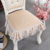 High-end European Dining Chair Non-slip Pad Household Thickened Universal Stool Mat Simple Lace Dining Chair Decorative Cushion