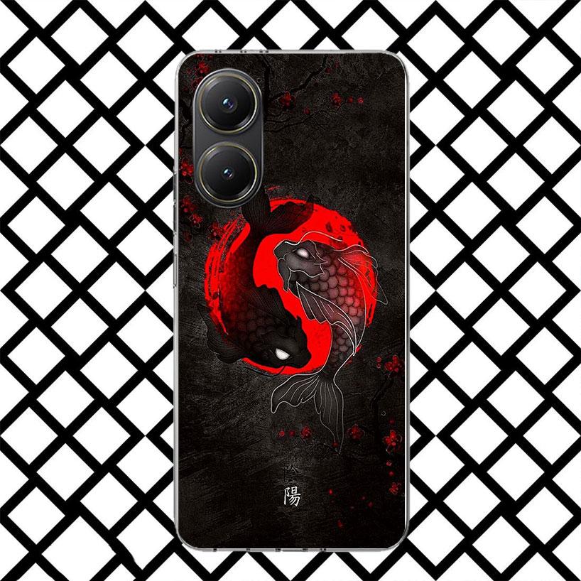 Koi-Fisch Kunst Handyhülle für Xiaomi Poco F7 Ultra X7 X6 X5 Pro X4 Gt M8 M7 Redmi 15 15C 13 13C 12 12C Weiche Hülle Fundas Poco F7 U