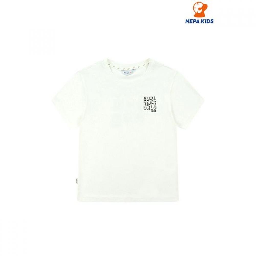 

[Nepa] Nepa Kids Nepa Kids Common Ice Cube ShorT Sleeve T shirT Kjd5332 IVORY_E05/155