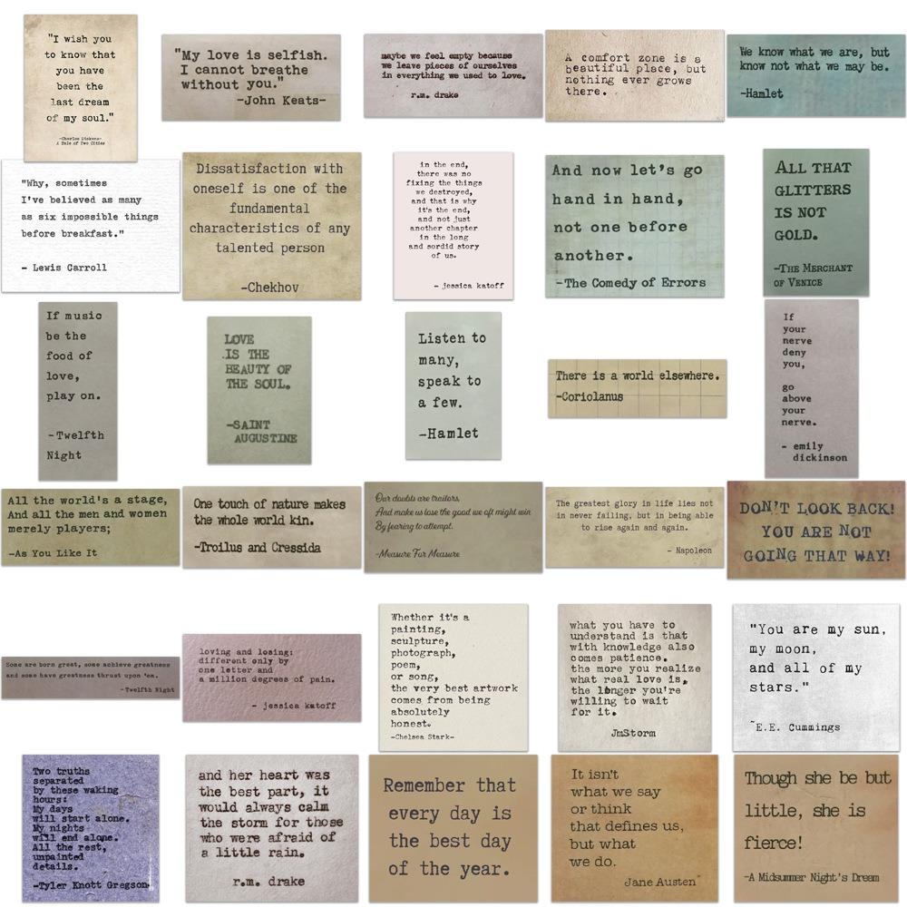 60PCS Famous Quotes Retro Philosophy Stickers Aesthetic Phone Wall Scrapbook Motorcycle Waterproof Sticker for Kids Toys Gifts