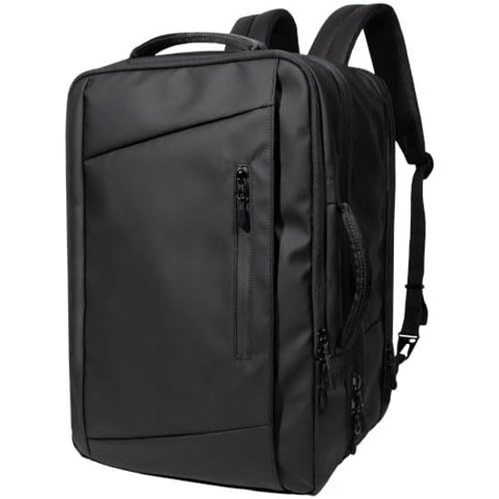 EXCITECH Biz Business Backpack Climbing Waterproof Water-Resistant Zipper Water-Repellent Finish Bag 39L Large Capacity 2-way Expandable 17-inch PC