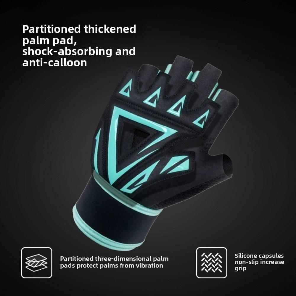 Anti-Slip Fitness Cycling Gloves Wear-Resistant Half Finger Cycling Gloves Women Men