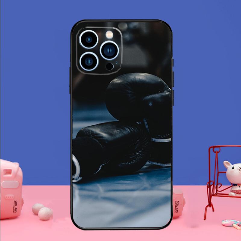 

Boxing Gloves Phone Case For iPhone 17 Air 16 15 14 11 12 13 Pro Max 13 mini 15 16 Plus 16e Bumper Cover iPhone 17