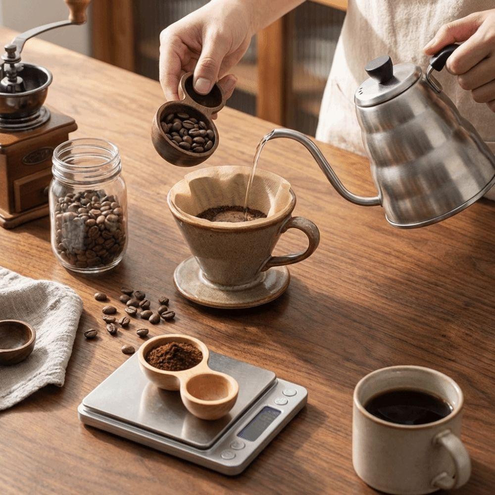 Serving Cutlery Measuring Spoon Dual-Headed Tea Sugar Spoon Coffee Bean Spoon Home Kitchen