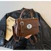Retro fashion small square bag women's autumn and winter new high-end niche versatile shoulder messenger bag
