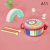 Children'S Wood Drum Early Educational Percussion Musical Instrument For Children Beat Instrument Hand Drum Toys