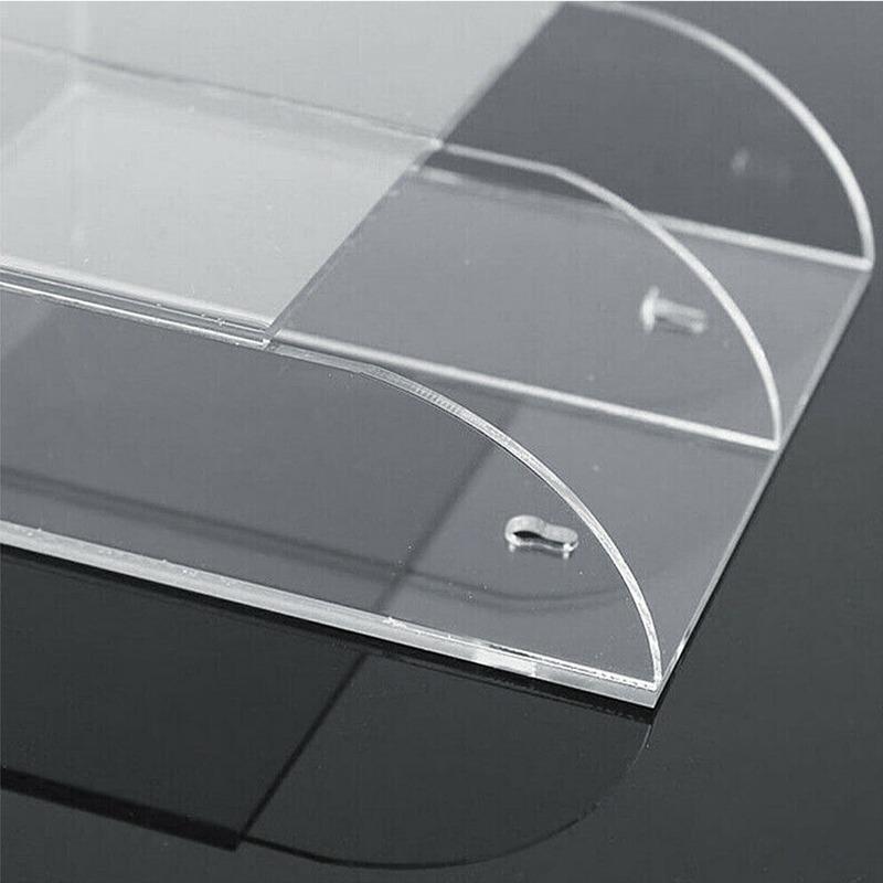 TV Remote Control Holder Wall Hanging Mount Acrylic Organizer Acrylic Stand Box Storage Home Organizer