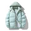 Hooded Cotton Jacket for Men and Women in Winter Windproof Plus Velvet Thickened Cotton Jacket Couple Thickened High-quality Cotton Jacket