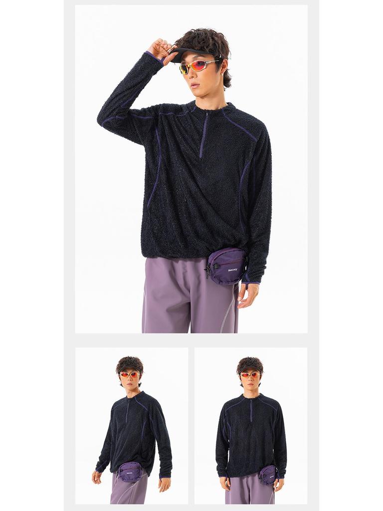 Unisex Lightweight Breathable Fleece Jacket for Fall and Winter