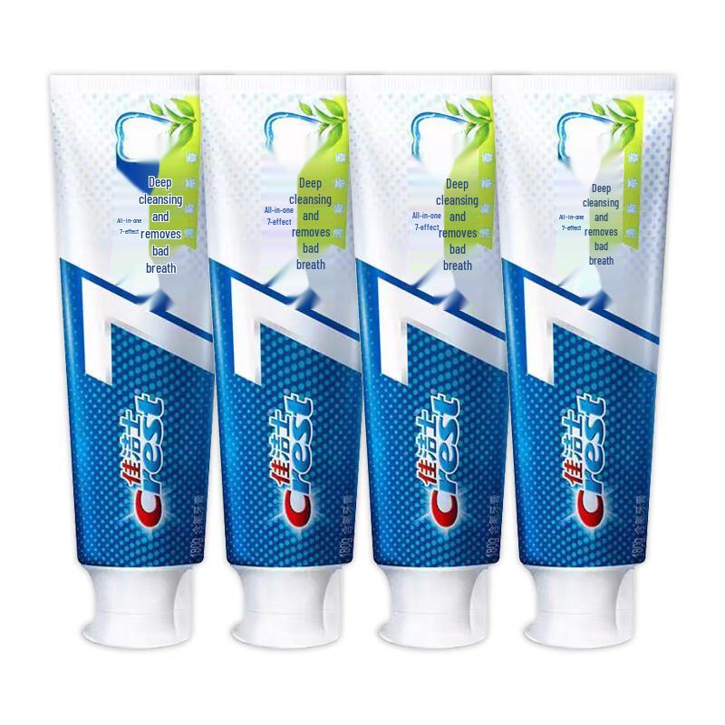 Crest All-in-One 7-Effect Tea Fresh Fluoride Toothpaste