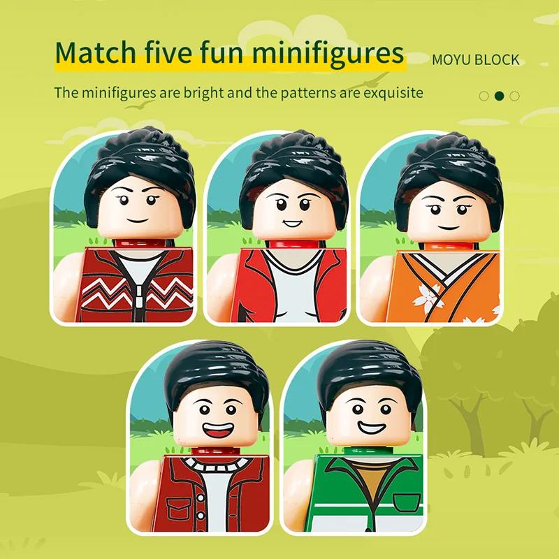 Creative Micro Bricks Cherry Blossom Tree House Building Blocks Assembled Model Street View MOC Kit Christmas Gift Boys Girls 3+