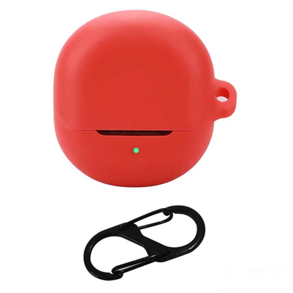 For SoundPEATS Air5 Lite Silicone Case with Anti Lost Buckle Bluetooth-compatible Earphones Protective Cover