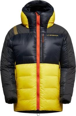 Jacket La Sportiva Olympus Tech Down Parka Black-yellow K00Y00