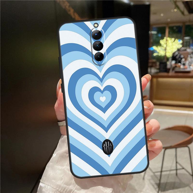 Colorful Heart Circle Love Case For ZTE Nubia Red Magic 10S 9S 8S 10 9 8 11 Pro Plus 6 7 6S 7S For RedMagic 10 Air Cover