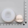 Molde de Cara Humana BJD OB11 Cerámica Blanda Versión Q Feliz Ojos Cerrados Arcilla Ultraligera Fondant Molde de Silicona 4.5cm 6cm