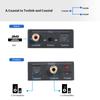 Digital 2 Way Audio Converter Optical SPDIF Toslink to Coaxial and Coaxial to Optical SPDIF Toslink Bi Directional