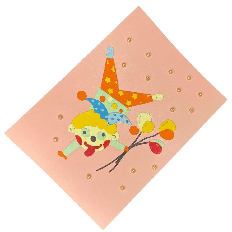 Cute Clown Die Cuts Exquisite Die Cuts Stencil Gift Making Accessory Anti-defor