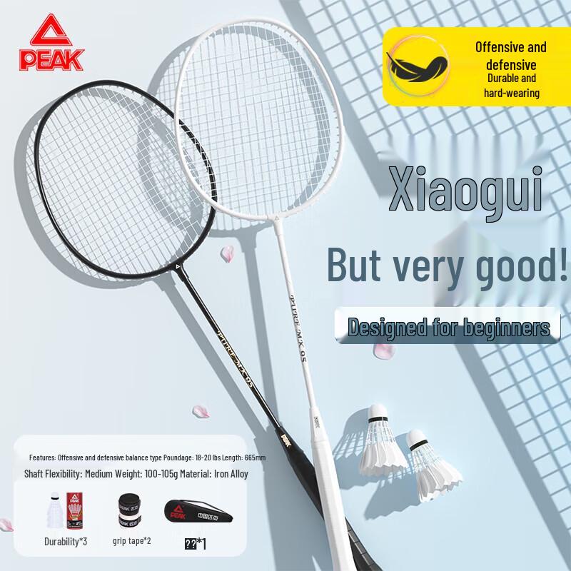 PEAK Aluminum Alloy Badminton Racket Pair