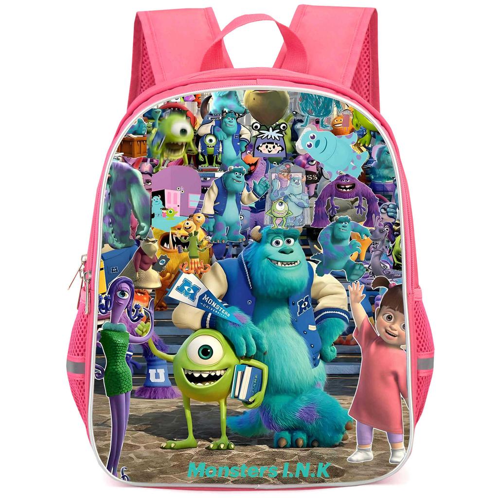 Monsters, Inc School Bag High Definition Printing Casual Lightweight Backpack