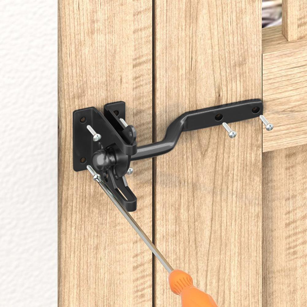 

1pc Auto Gate Latch Heavy Duty Inc Screw Automatic For Catch Garden Outdoor Lock Accessories Easy Installation China Mainland