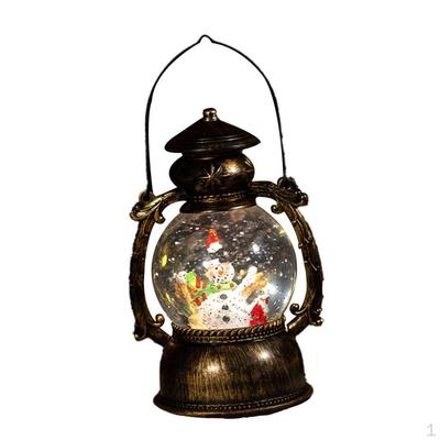 Christmas Music Box Figurine Decoration Kids Gift Hanging Wind Lamp Lighted