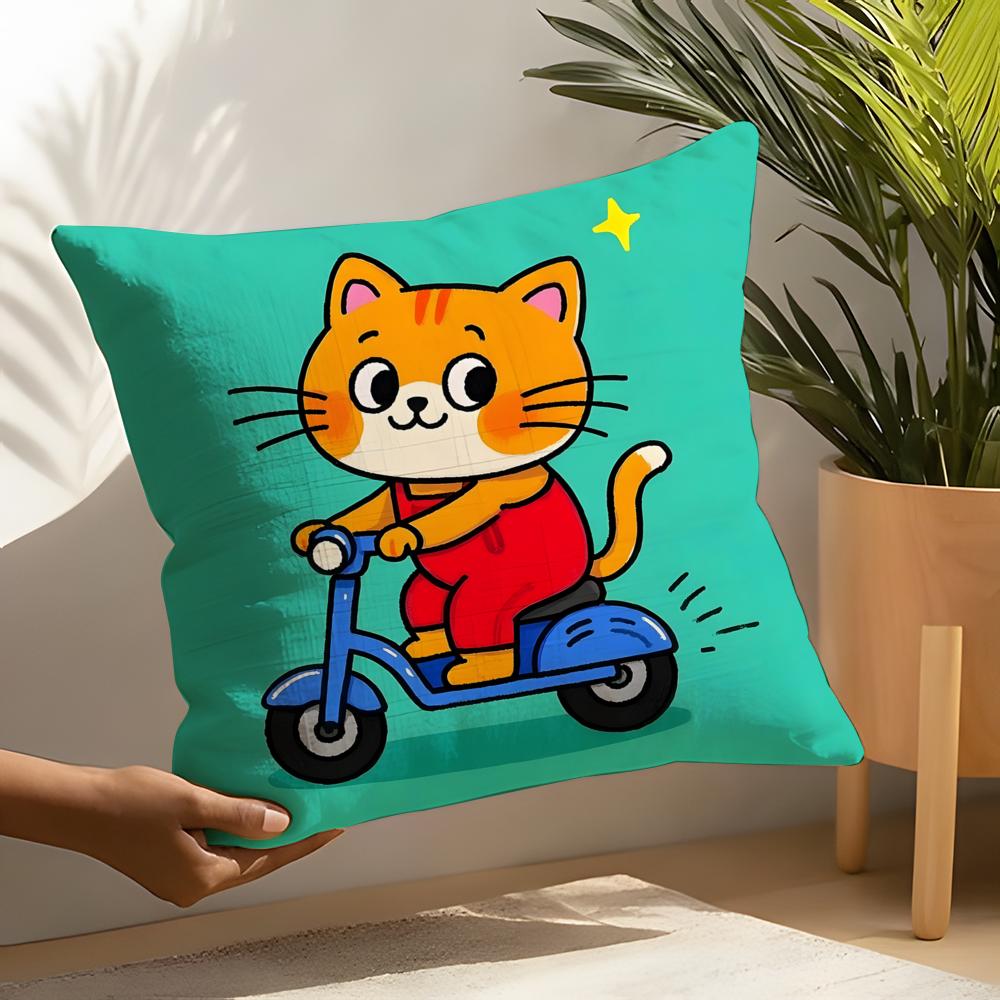 2 Funny And Quirky Party Animals Pillow Case Home Living Room Decoration Linen Pillowcover Pillow Cases Cushion Cover