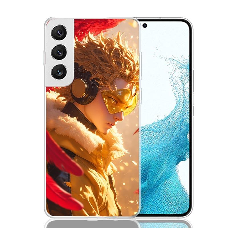 Hawks MHA My Hero A-Academy Phone Case For Samsung Galaxy S26 S25 Edge S24 S23 FE S22 Ultra S21 Plus S20 + Fundas Cover Coque Ga