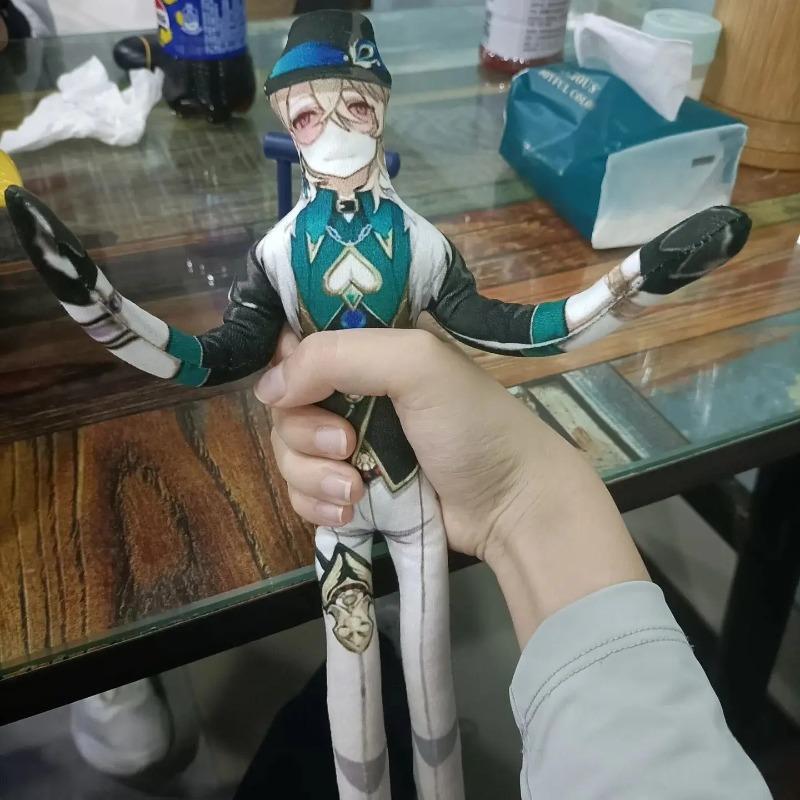 Honkai: Star Rail Anime Cosplay Stuffed Dolls Movable Abstract Body Wire Skeleton Halloween Prop Slender Twistable Shape Toy