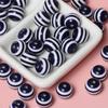 Japanese Macaron Lollipop Bead DIY Charm Set: Childlike Striped Round Beads for Phone and Bag Accessories