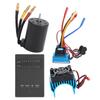 3650 Motor 2300KV+ 120A Brushless ESC + Program Card + Heat Sink Set for 110 RC Car