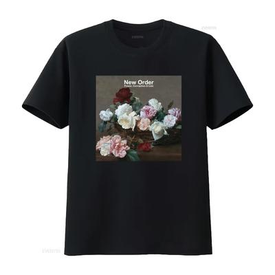Order Band T Shirt Bernard Sumner Stephen Morris Power Corruption Lies Floral Basket Design Vin