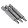 Upgraded Magnetic Hex for Head Screwdriver Bits 1/4 Inches Hex Shank 50mm/100mm Length S2 Power Tools for Industrial Dur
