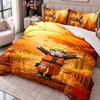 Naruto Uzumaki 3Pcs Bedding Set Duvet Cover With Two Pillowcases For Bedroom Home Decoration