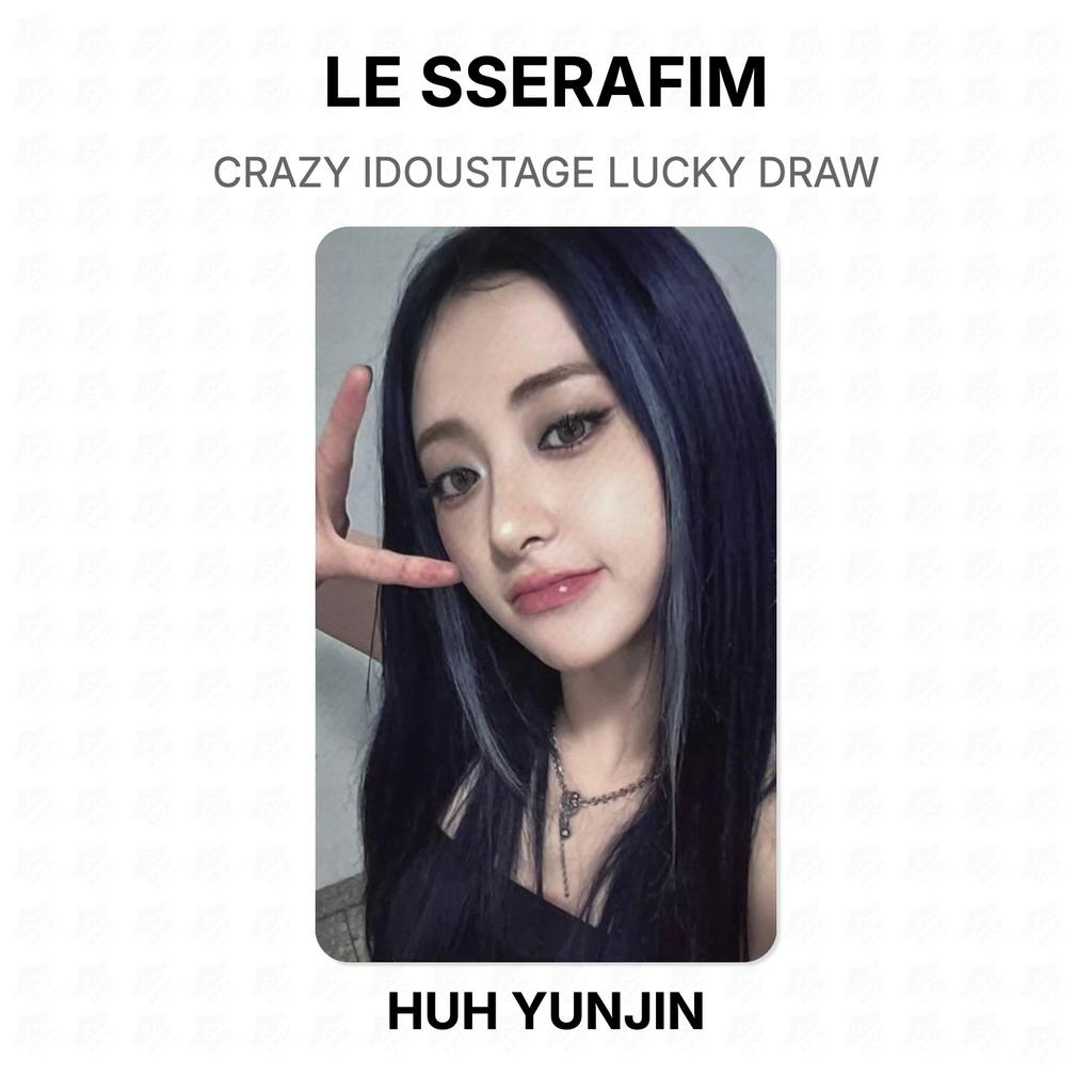 LE SSERAFIM CRAZY IDOUSTAGE LUCKY DRAW Official Photocard