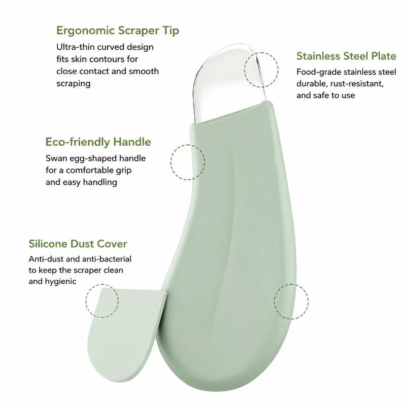 Blackhead Remover Tool Stainless Steel Face Scraper for Deep Cleansing Nose Blackhead Remover Skin Care Tools for Men and Women