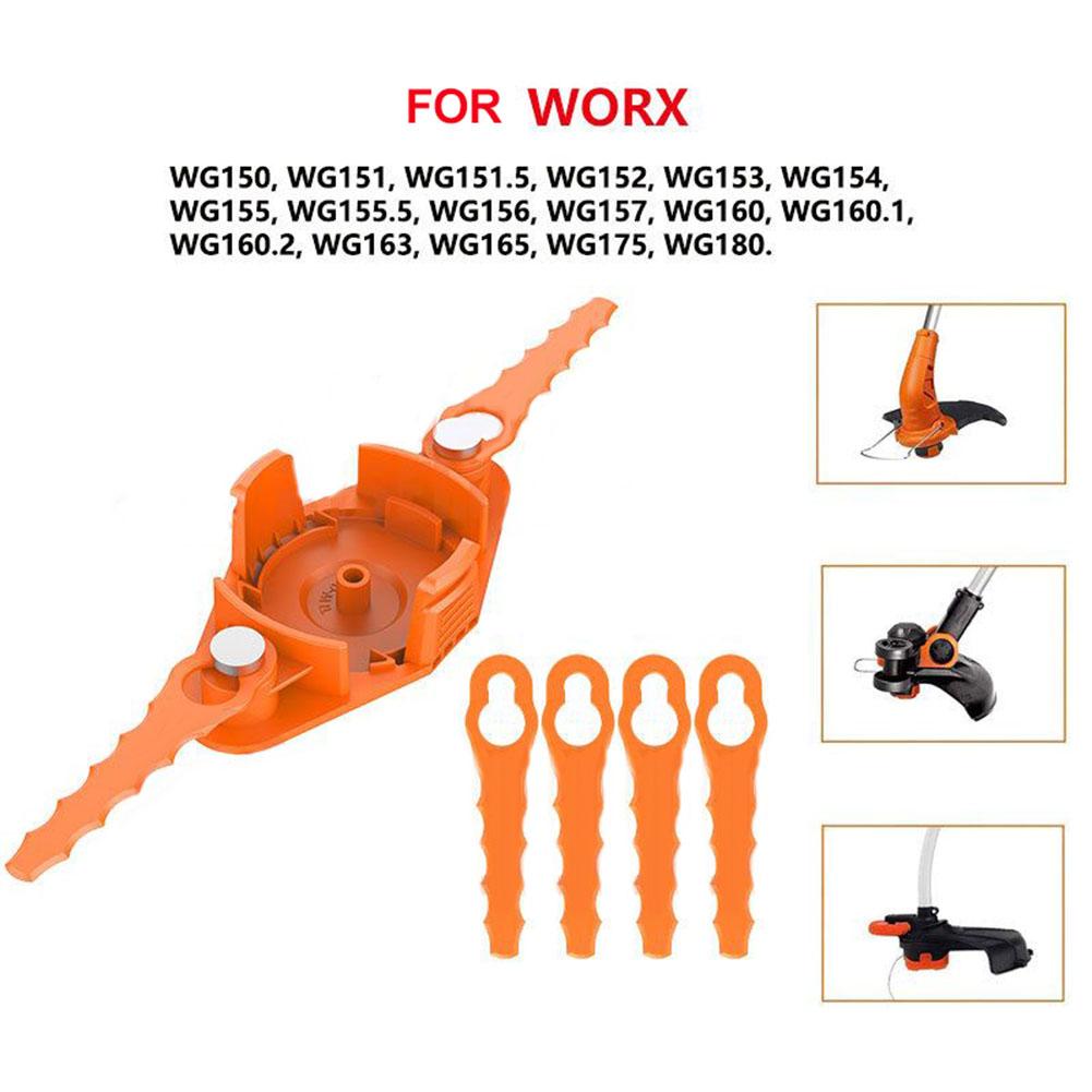 Trimmer Blades 79x19mm Blade Lawn Mower Orange Color