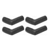 4PCS Motorcycle Gear Shift Lever Shoe Protector Rubber Anti Slip Universal for Street Dirt Bikes ATVs Black