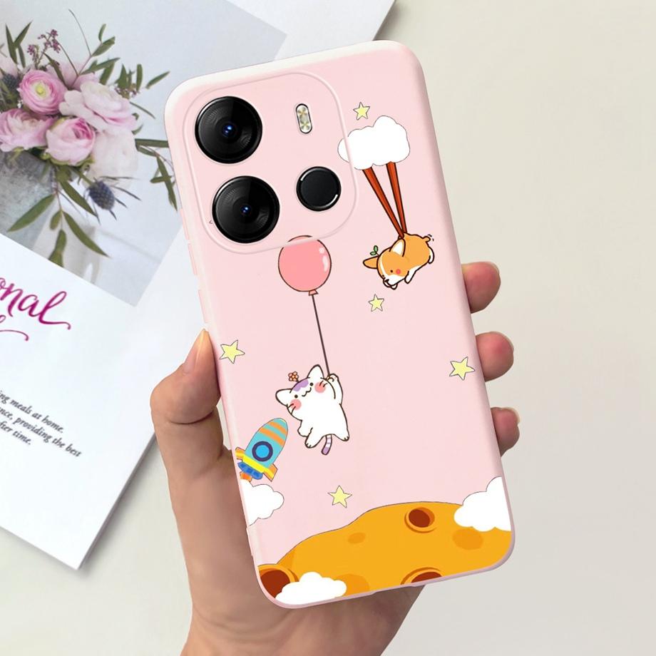 For Tecno Spark GO 2023 Case Stylish Fashion Soft Silicone TPU Housing Capa For Tecno Pop 7 Pro Pop7 Coque Pop7 BF6 BF7 Bumper