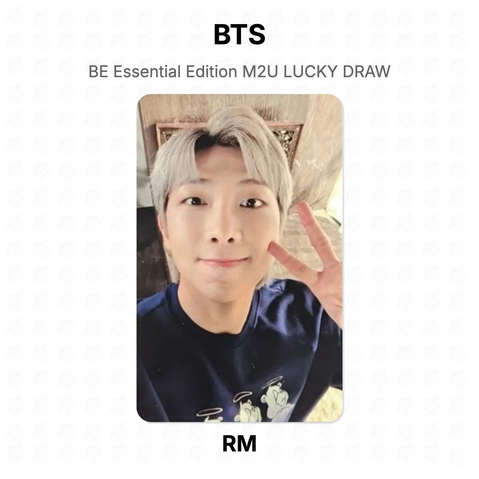 BTS BE Essential Edition M2U LUCKY DRAW Official Photocard RM