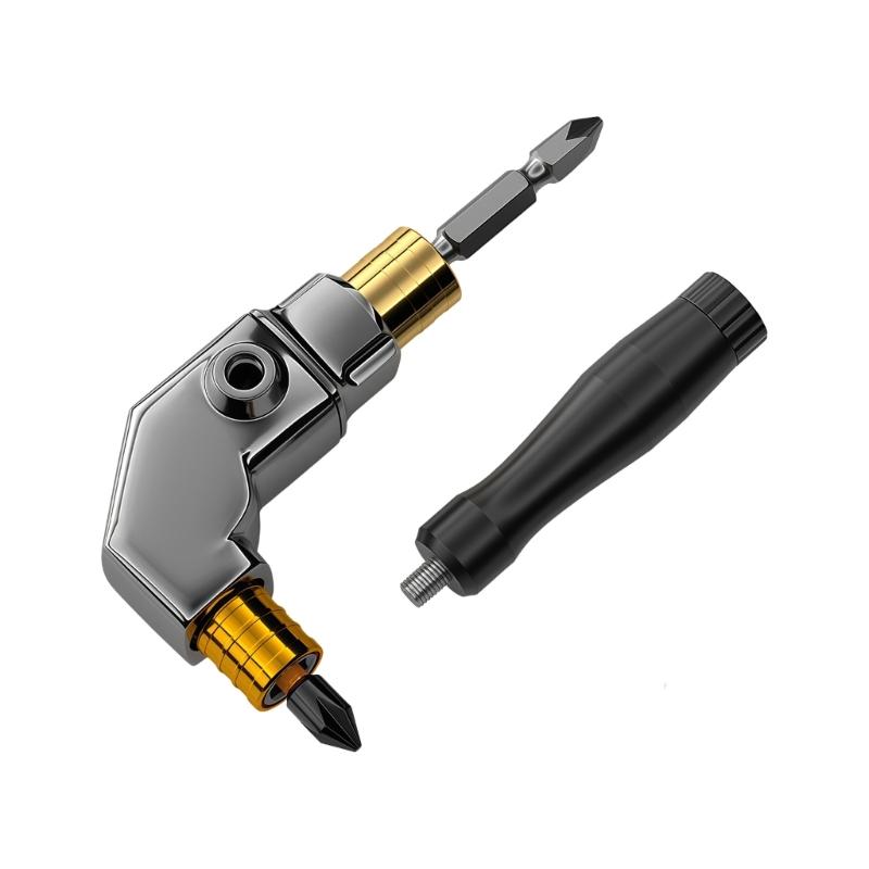90 Degree Right Angled Screwdriver Holder Drive Bit Angled Extension Electric Screw Driver Power Tool Accessories