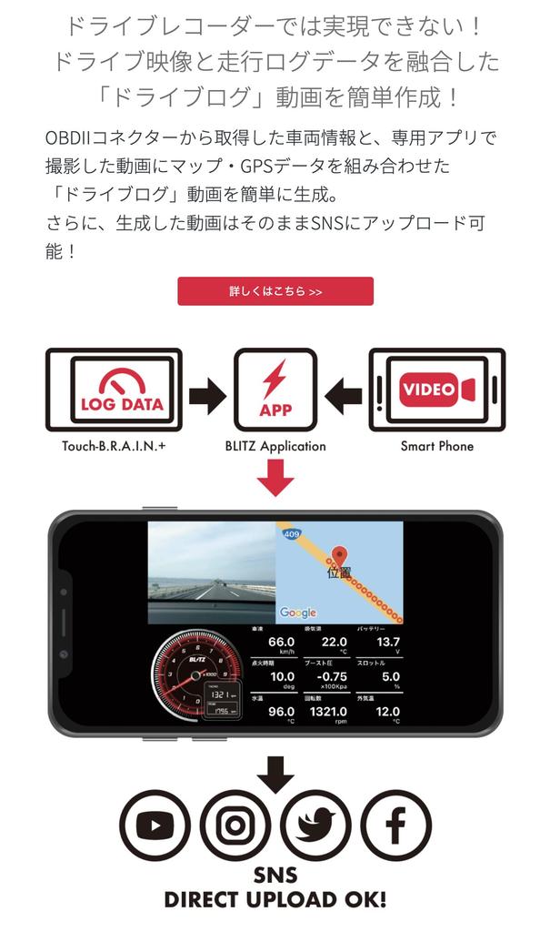 BLITZ Touch Brain Plus OBD 15175 Touch-B.R.A.I.N. + Multi-Monitor, Coupler-On Connection,