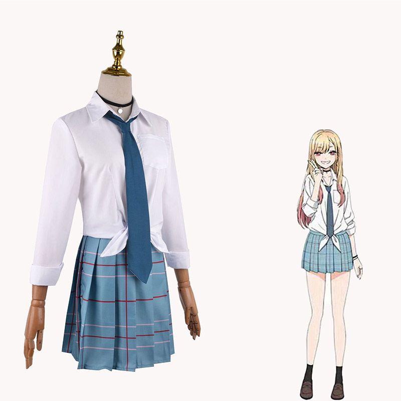 Dressup Anime My Darling Cosplay Costume Cos Wig Maid Party Girls Tie Collar