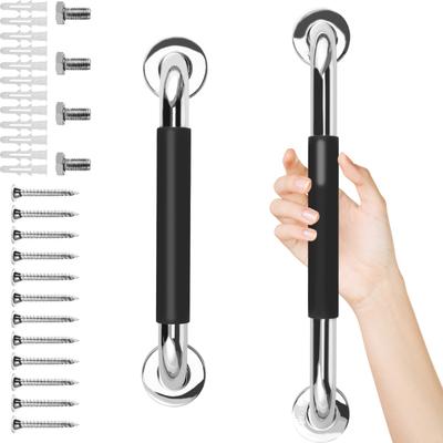 30/40cm Küvet Tutma Çubuğu Paslanmaz Çelik Duş Kolu Kaymaz Silikon Tutacak Duvara Monte Kaymaz Güvenlik Destek Kolu