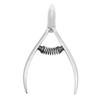 Professional Russian-Style Stainless Steel Cuticle Nippers - Precision Small Blade Manicure Tool