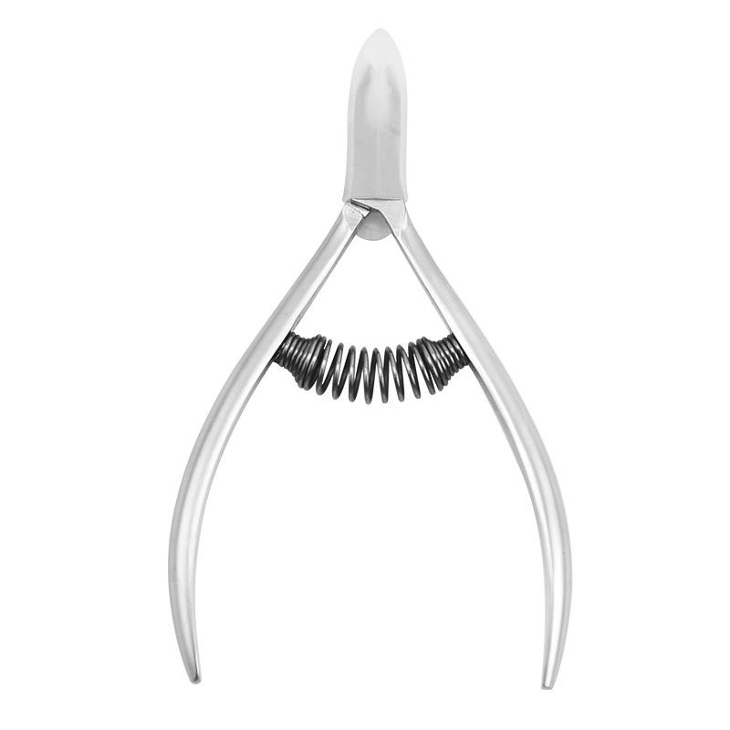 Professional Russian-Style Stainless Steel Cuticle Nippers - Precision Small Blade Manicure Tool