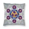 Antahkarana Ornament Square Pillowcase Polyester Linen Velvet Creative Zip Decor Home Cushion Cover