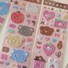 1/4Pcs 3D Animal Foam Star Note Stickers Diy Scrapbook Stickers Phone Camera Vintage Scrapbooking Decoration Stationery Sticker
